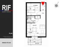 T2 de 32 m² avec terrasse