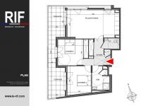 T3 de 68 m² avec terrasse de 22 m²