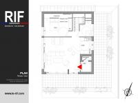 T3 de 86 m² avec terrasse de 44 m²
