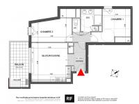 T3 de 66 m² avec balcon