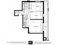 T3 de 65 m² avec balcon de 16 m²