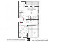 Appartement 3 pièces de 65 m² avec terrasse