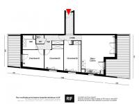 Appartement 3 pièces de 64 m² avec balcon et garage