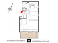 Appartement 3 pièces de 63 m² avec terrasse 