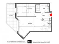 T2 de 43 m² avec terrasse