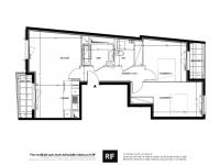 T3 de 77 m² avec terrasse de 35 m²