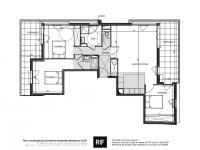 T5 DUPLEX de 114 m² avec terrasses et parkings