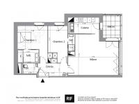 T2 de 41 m² avec jardin d\'hiver