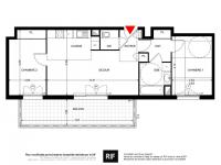 T3 de 63 m² avec terrasse 15 m²