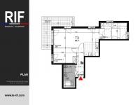 T3 de 65 m² avec balcon de 13 m²