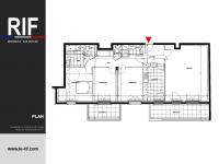 T4 de 103 m² avec deux balcons et parking