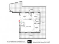 Appartement 4 pièces de 87 m² avec terrasse de 118 m²