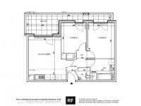 T3 de 56 m² avec terrasse et parking