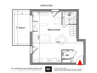 Appartement 4 pièces de 76 m² avec terrasse