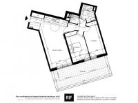 T3 de 70 m² avec terrasse de 29 m²