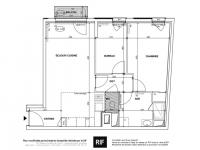 T2 de 58 m² avec balcon et parking