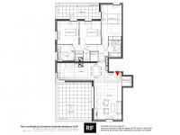 Appartement 4 pièces de 89 m² avec deux terrasses