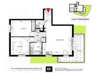 Appartement 3 pièces de 64 m² avec terrasse et jardin
