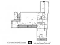 T4 de 105 m2 avec espace de vie de 45 m²