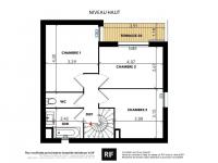 Maison 4 pièces de 87 m² avec terrasses et jardin de 147 m²