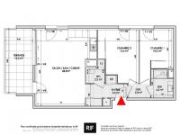 Appartement 3 pièces de 67 m² avec terrasse de 12 m²