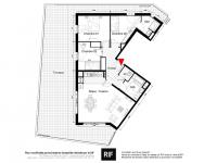 Appartement 4 pièces de 87 m² avec terrasse de 90 m²
