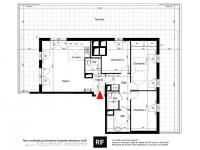 Appartement 4 pièces de 87 m² avec terrasse de 98 m²