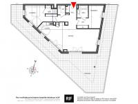 Appartement 3 pièces de 82 m² avec terrasse de 88 m²