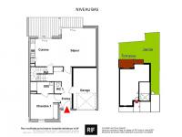Appartement 4 pièces de 79 m² avec terrasse de 60 m²