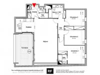 T4 de 84 m² avec terrasse de 126 m²