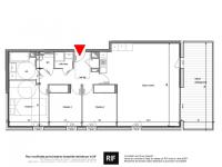 T4 de 82 m² avec terrasse de 42 m²