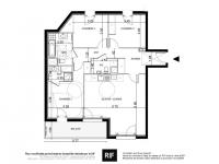 T4 de 90 m² avec balcon et parking