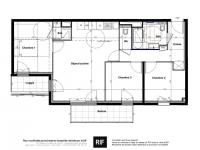 T4 de 75 m² avec balcons et parking