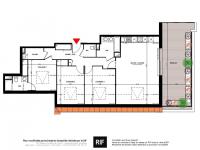 Appartement 4 pièces de 86 m² avec terrasse de 29 m²