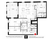 Appartement 4 pièces de 89 m² avec terrasse et parkings