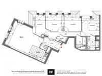 T5 de 102 m² avec balcon
