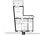 T4 de 83 m² avec terrasse de 14 m²