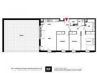 Appartement 4 pièces de 71 m² avec terrasse et jardin