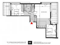 T3 de 71 m² avec terrasses