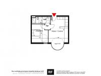 Appartement T2 de 46 m² avec loggia