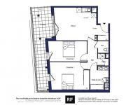 T3 de 62 m² avec terrasse de 18 m²